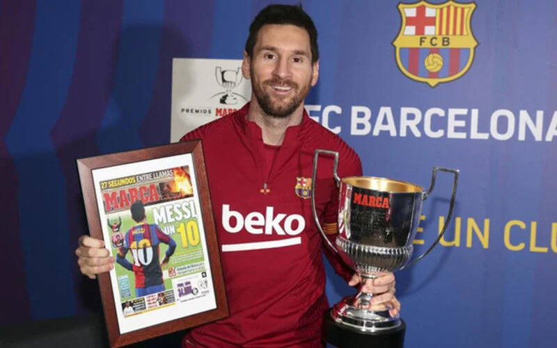 Lionel Messi và cúp Pichichi